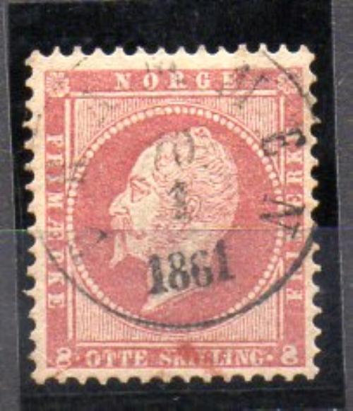 Noruega año 1856 Nº Yvert 5 (o)
